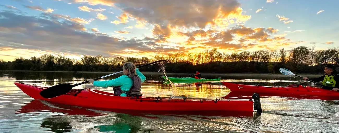 Haladó 2. - Kompkötő sziget kerülő kajak, vagy kenu túra + oktatás